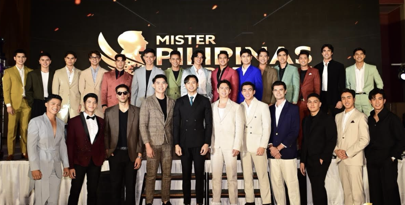 The 26 official candidates of Mister Pilipinas Worldwide 2025 at the launch event
