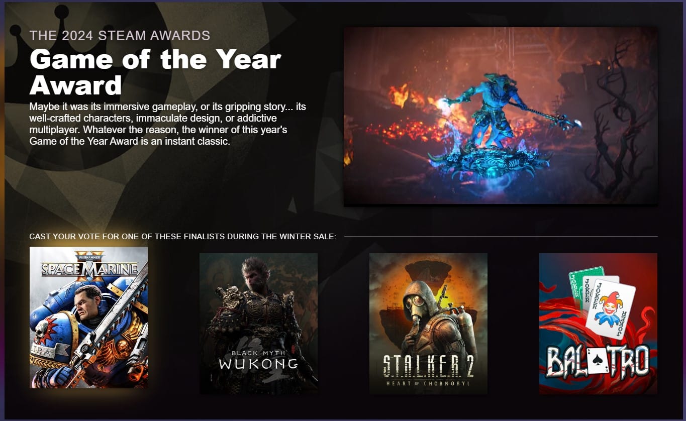 The Steam Awards 2024