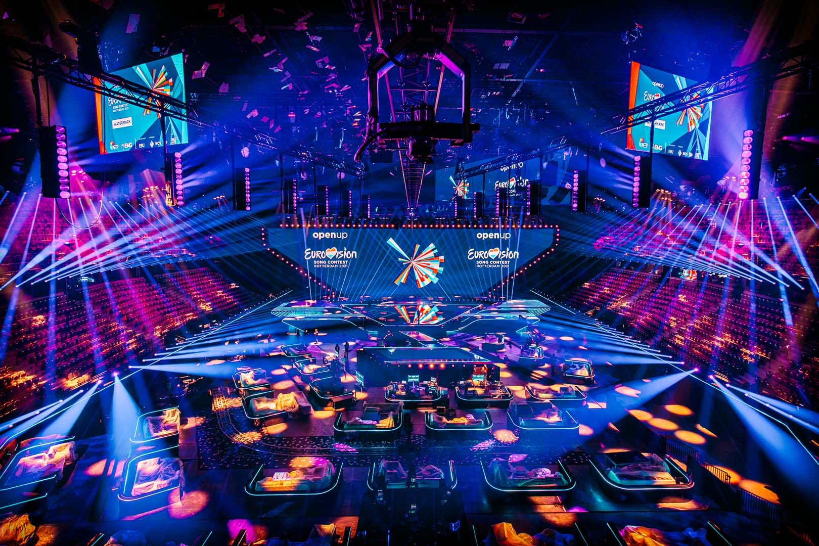 The stage of Eurovision Song Contest