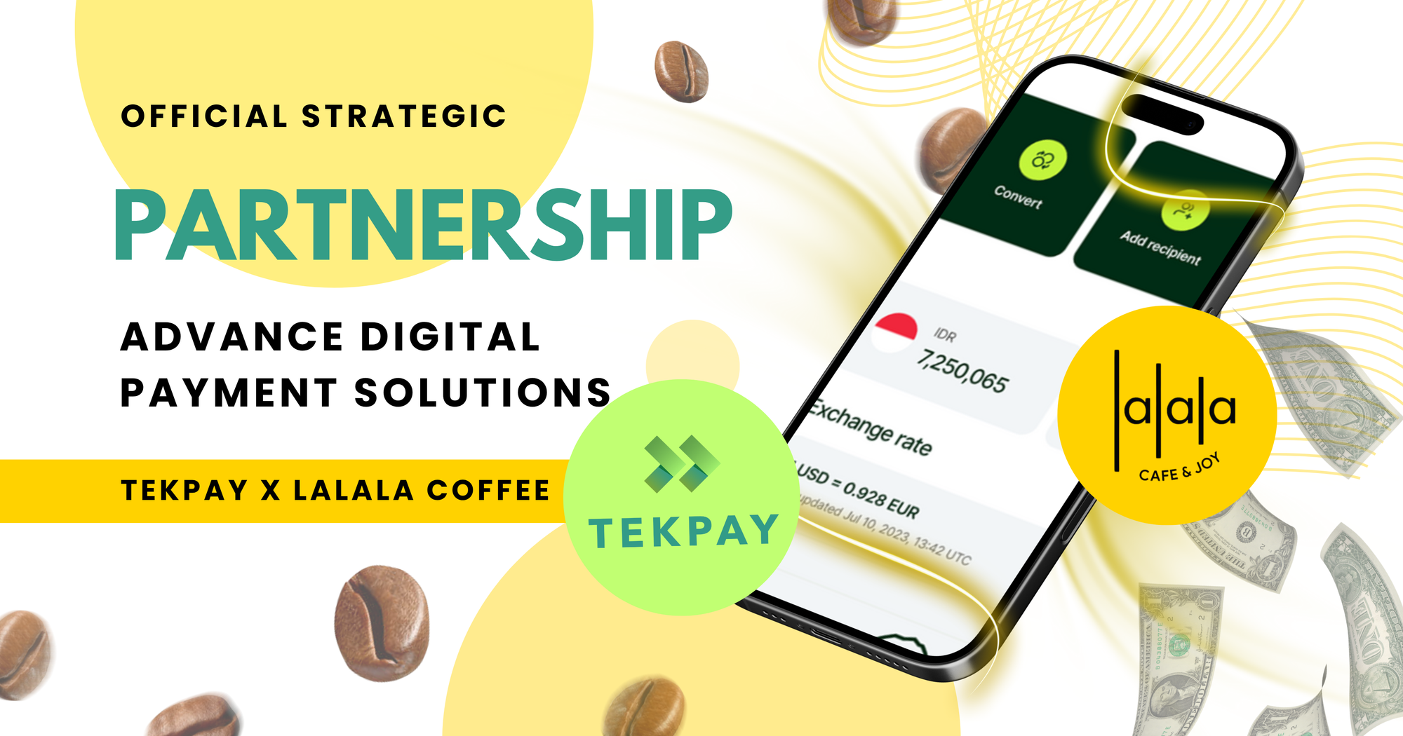 TekPay and Lalala Coffee Announce Strategic Partnership