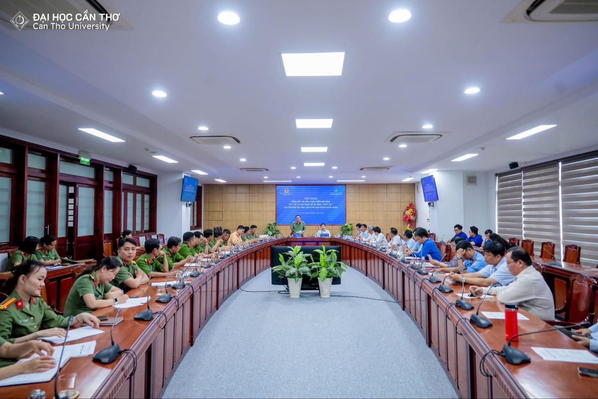 Đại học Cần Thơ tổng kết 05 năm thực hiện mô hình “Ký túc xá an toàn về an ninh, trật tự”