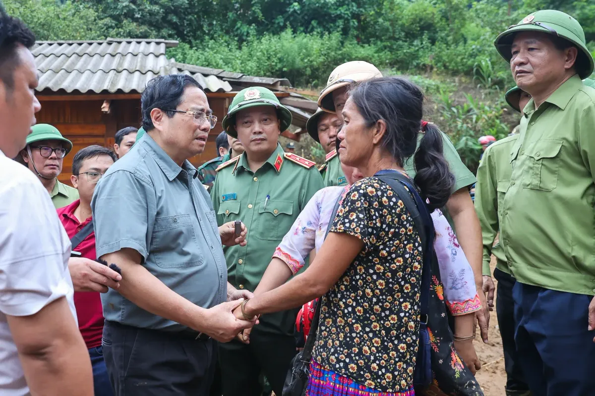 Thủ tướng Chính phủ chỉ đạo tập trung khắc phục hậu quả mưa lũ, lũ quét, sạt lở đất tại Ðiện Biên, Sơn La và Nghệ An