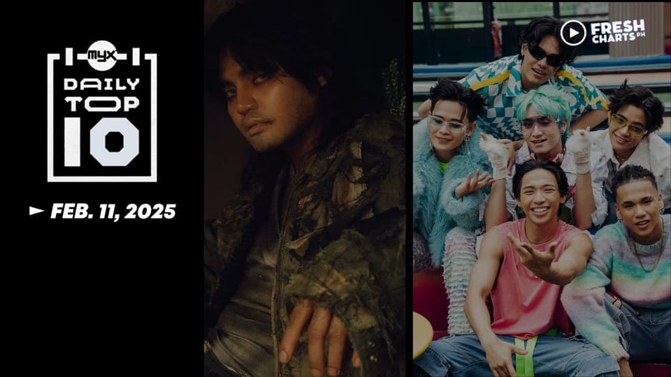 🎵 MYX Daily Top 10 – The Philippines' Hottest Daily Music Chart!