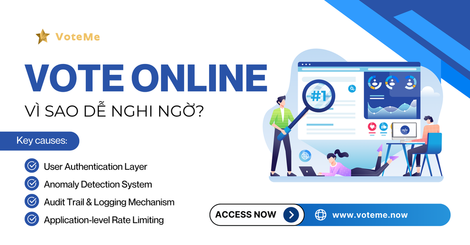 Vote online: Vì sao dễ gây nghi ngờ?