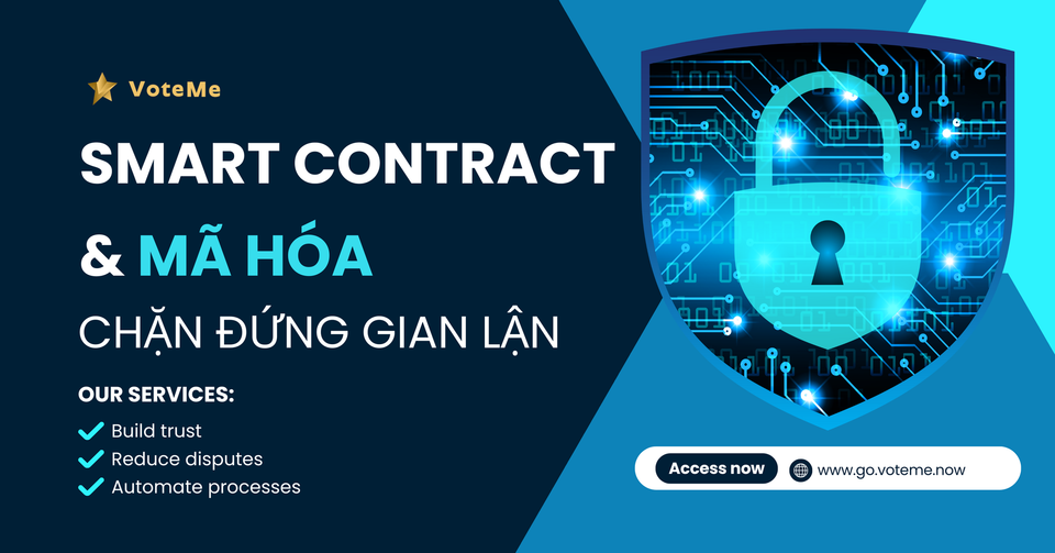 Smart contract & Mã hóa: Vũ khí chống gian lận voting